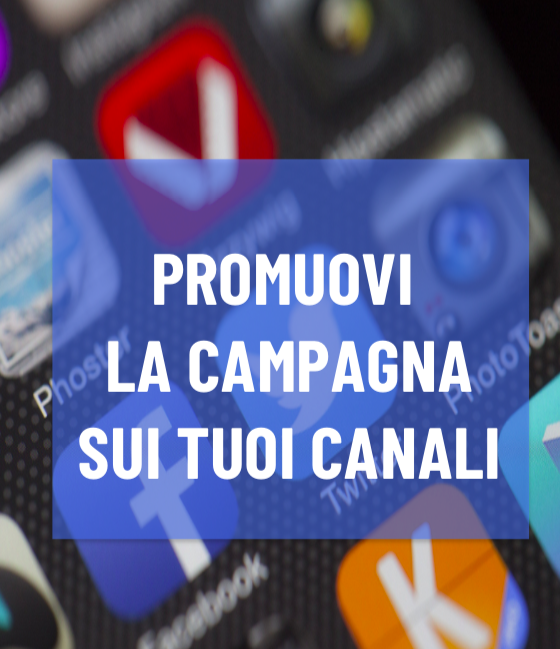 Promuovi la campagna sui tuoi canali